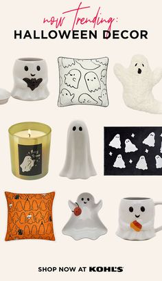 halloween decor is featured in this ad for kohl's