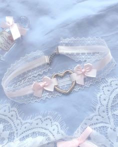 White Lace Baby Pink Bow Heart Choker Necklace Cute Jewelry | Etsy Outfit Edits, Baby Pink Bow, Pink Heart Jewelry, Kawaii Necklace, Bow Choker, Pink Choker, Day Collar, Heart Choker Necklace, Style Kawaii