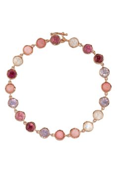 IRENE NEUWIRTH JEWELRY-Small Classic Pink Opal Link Mixed Bracelet-ROSE GOLD Rose Gold Clothes, Irene Neuwirth Jewelry, Gold Outfit, Spring Ideas, Irene Neuwirth, Rose Gold Pink, Pink Jewelry, Pink Amethyst, Fine Jewels