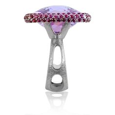 ROSE DE FRANCE AMETHYST AND LAVENDER GARNETS ROYAL RING IN WHITE GOLD Royal Ring, Royal Rings, Royal Palaces, The Royal Collection, Royal Palace, Descendants, 3 Weeks, Garnet, Greece