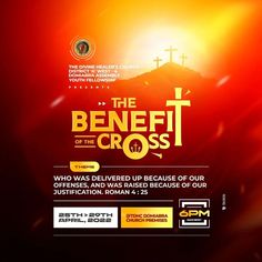 the benefit of the cross event poster