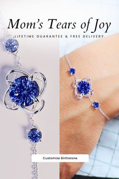 This Mother’s Day, gift the lush allure of our Blue Birthstone Bracelet. Each purchase comes with a lifetime guarantee and the assurance of free delivery, making it as special as the moments you share. Mother's Day Cubic Zirconia Bracelets, Elegant Cubic Zirconia Bracelets As Gift, Elegant Cubic Zirconia Bracelets For Gifts, Elegant Cubic Zirconia Bracelet Gift, Elegant Blue Jewelry For Birthday Gift, Sterling Silver Bracelet For Mother's Day Gift, Hypoallergenic Sapphire Jewelry As Gift, Hypoallergenic Sapphire Jewelry For Gifts, Elegant Adjustable Sterling Silver Bracelet For Mother's Day