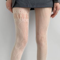 This price is for a pair of tights only, others are not included. Lace Pantyhose, Mesh Stockings, Matching Stockings, Steampunk Fashion Female, Nylon Tights, Gothic Skirts, Fish Net, Women Skin, Purple Light