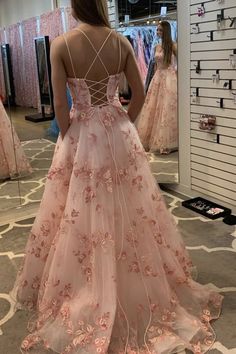 Formal Evening Dresses Long, Long Ball Gown, Evening Dress Long, Ball Gown Dress, Graduation Gown, Pink Evening Dress, Professional Dress, A Line Evening Dress, Tulle Evening Dress