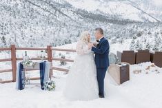 Experience a dreamy winter wedding in Mount Charleston! 🌨️ The bride stuns in a long sleeve lace wedding dress, while the groom looks dapper in a navy blue suit. Their intimate moment, surrounded by snow-covered pines, creates a magical backdrop. 💍💙 Perfect for those seeking unique wedding ideas and timeless romance. #MountCharlestonWedding #WinterWedding #WeddingIdeas #LongSleeveWeddingDress #EngagementPhotos Long Sleeve Lace Wedding Dress, Sleeve Lace Wedding Dress, Navy Blue Suit, Long Sleeve Wedding Dress Lace, Groom Looks