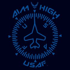 Show your love for the oldest and largest branch of the Armed Forces, The United States Army, with officially licensed apparel for the whole family! This Men's U.S. Air Force Aim High Radar Graphic T-Shirt features a radar display and the phrase: "Aim high" printed in blue across the front. Whether you've served or just want to show your support, grab some US Army gear today and show your Army pride in style! Army Gears, Aim High, Boys Graphic Tee, U S Air Force, United States Air Force, Girls Graphic Tee, Graphic Tee Design, United States Army, Man United