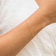 Dainty Satellite Bracelet | Simple & Dainty Everyday Bracelet, Bracelet Simple, Jewelry Dainty, Fitness Bracelet, Mom Jewelry, Gold Filled Ring, Matching Jewelry, Dainty Bracelets, Gold Bracelet Chain