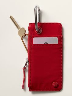 Coffee Run Wallet 2.0 | Athleta Everyday Functional Wallet With Key Clip, Everyday Functional Wallets With Key Clip, Functional Wallet With Key Clip For Daily Use, Functional Wallets With Zipper Closure, Small Gifts For Coworkers, Unique Wallets, Purse Essentials, Coffee Run, Wrist Wallet