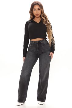 Available In Black.  Straight Leg boyfriend Jean   Non Stretch   33" Inseam   12" Rise  100% Cotton   Disclaimer: Due To The Specialized Wash Process. Each Garment Is Unique.  Imported Boyfriend Jeans Outfit Black Women, Boyfriend Jeans Outfit, Party Dress Long Sleeve, Boyfriend Jean, Puff Sleeve Dresses, Jeans Outfit, Ribbed Top, Party Dress Long, Boho Maxi Dress