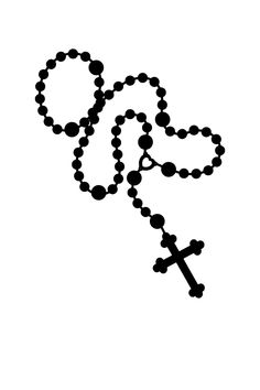 Rosary SVG | Rosary Tattoo for Mean | Rosary Necklace | Rosary Bead Tattoo | Rosary Tattoo Wrist Rosary Drawing Sketch, Rosary Beads Tattoo, Rosery Drawings, Rosary Art, Rosary Design