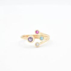 A Mother's Love Ring - Triple Love [18K Gold Plated] A Mother's Love, Designer Bracelet, Mother's Love, Birthstone Bracelet, Birthstone Bracelets, Plated Ring, Gold Plated Rings, Love Ring, Mothers Love