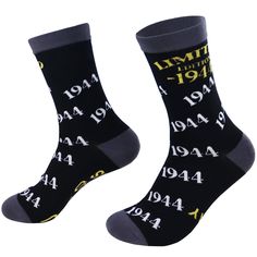 PRICES MAY VARY. Unforgettable Occasion - As a unique choice among 80th birthday gifts for men and 80th birthday gifts for him husband, our 80th novelty funny socks are designed to make this milestone even more special. 80th birthday decorations men, celebrate the golden jubilee year with our unique 80th birthday decorations for men that capture the essence of the person and the occasion. Dazzling Design - Adorned with a fun and humorous design, these socks make for perfect 1944 birthday gifts f Old Decoration, Small Gifts For Men, 80th Birthday Decorations, Mens Novelty Socks, Birthday Decorations For Men, Birthday Gifts For Him, Golden Jubilee, Funny Gifts For Men, 80th Anniversary