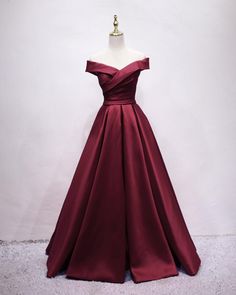 Burgundy Ball Gown Evening Dress For Party, Elegant Burgundy Ball Gown Evening Dress, Burgundy Ball Gown For Evening, Burgundy Ball Gown For Prom Season, Burgundy Satin Dress For Prom Season, Burgundy Ball Gown Dress For Wedding, Elegant Burgundy Ball Gown For Wedding, Burgundy Ball Gown For Wedding, Burgundy Ball Gown Evening Dress