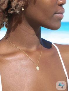 Delicate & dainty yet beautifully detailed. Where the moon meets the ocean, our Mahina necklace is a must-have! Live by the sun, love by the moon in our Mahina necklace. Adjust this necklace to a length that suits you, choose your own perfect look. Adjustable chain - adjust this necklace to a length that suits you Made with sterling silver & 18k gold vermeil - will never turn your skin green or tarnish Packaged in a gorgeous shell jewelry box- keep your jewelry stored beautifully 15-17” adjustab Love By The Moon, Shell Jewellery, Shell Jewelry, Moon Necklace, Spring Rings, Gold Vermeil, Suits You, The Ocean, Jewelry Stores