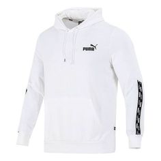 PUMA Essentials Tape Sweatshirt 'White' 846560-02 Puma Sweatshirt, Sweatshirt White, Fashion Performance, White Sweatshirt, Stylish Sneakers, Perfect Pair, Your Perfect, Sneakers, Sweatshirts