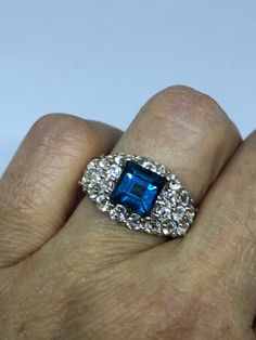 Vintage Genuine London Blue Topaz 925 Sterling Silver Ring https://www.etsy.com/listing/609116453/vintage-genuine-london-blue-topaz-925 Vintage Jewelry Sets, Silver Eye, Blue Topaz Stone, Sterling Jewelry, Topaz Stone, Blue Jewelry, Genuine Turquoise, Vintage Jewels, London Blue Topaz