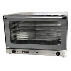 Adcraft COF-6400W Full Size Convection Oven - ShopAtDean Countertop Convection Oven, Cooking Pumpkin, Countertop Oven, Steel Racks, Delicious Bread, Restaurant Equipment, Convection Oven, Restaurant Supplies, Commercial Kitchen