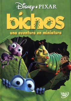 the dvd cover for bichos una aventura en miniatura, which is