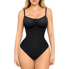 Waist-Slimming Body Shaper Boasts A 360 Seamless Design, Meticulously Crafted From A Blend Of 77% Nylon And 23% Elastane Fabrics. It's Exceptionally Smooth, Soft, And Stretchable, Providing A Lightweight, Skin-Friendly, And Breathable Experience. Ideal For Year-Round Wear, This Seamless Bodysuit Shapewear Ensures All-Day Comfort, Gently Hugging Your Curves While Remaining Virtually Undetectable. Stay Comfortably Tucked In Without Sacrificing Freedom Of Movement. Shapewear Offers Moderate Compres Black Sleek Shapewear With Built-in Bra, Second-skin Elastane Shapewear, Sleek Shaping Shapewear With Seamless Construction, Sleek Shapewear With Seamless Construction, Sleek Black Shapewear With Built-in Bra, Sleek Sculpting Solid Color Shapewear, Black Seamless Second-skin Shapewear, Black Second-skin Seamless Shapewear, Black Seamless Nylon Shapewear