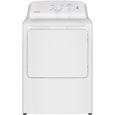 a white dryer sitting on top of a washer in front of a white background