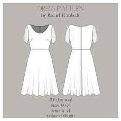 the dress pattern by rachel elizabeth