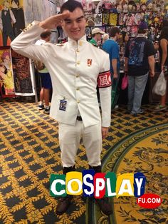 Kiyotaka Ishimaru Cosplay from Danganronpa in MechaCon 2014 US Kiyotaka Ishimaru, Danganronpa Memes, Ace Attorney, Costumes Ideas, Double Breasted Suit Jacket, Danganronpa, Cosplay Costume, Cosplay Costumes, Custom Sizing