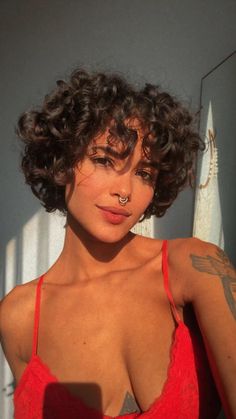 Very Short Hairstyle Women Curly Hair, Pixie Haircut Curly Hair Natural, Short Round Curly Haircut, Short Curly Haircuts Pixie, 3c Short Hair, Pixie Haircut For Curly Hair Natural, Bob Cut Curly Hair, Short 3b Curly Hair, Short Curly Hair Round Face Plus Size