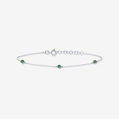 Multi Bezel Emerald Station Bracelet - Gelin Diamond Bracelet Station, Gold And Emerald, Bracelet Emerald, Station Bracelet, Hope Symbol, Handcrafted Bracelets, Gold Bracelets, Chain Lengths, Turquoise Necklace