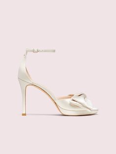 Bridal Bow Sandals | Kate Spade New York Bridal Bow, Kate Spade Bridal, Trainer Heels, Bow Sandals, Bow Heels, Wedding Plans, Boot Sandals, Kate Spade New York, Flat Sandals