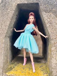 Asymmetrical mint tulle dress , snap fastening, made from stretchy tulle fabric This is not a toy, for adults collectors only Tulle Fabric, Miniature Art, Tulle Dress, Collectible Dolls, Wedding Shop, Art Dolls, Labour Day, Mint, Art Collection