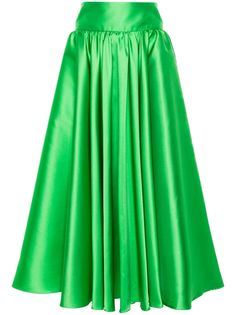 medium green pleat detailing two side inset pockets A-line full skirt unlined peplum hem concealed rear zip fastening Bohemian Wedding Guest, Malachite Green, Wedding Guest Looks, Yoko London, City Dress, Mid Length Skirts, Peplum Hem, Summer Beach Wear, Green Skirt