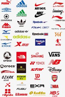 many different logos are shown together in this image, including the nike logo and other brands