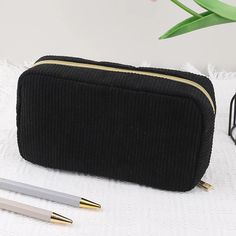 BACK TO SCHOOL Pencil Case Black Estuche Escolar Pencil Pouch Corduroy Large Capacity Pen Case School Supplies Kalemlik Pencil Cases For Girls SPECIFICATIONS Type: Large Capacity Pencil Case size: about 22*10.5*7cm use: Stationery storage Type: Pencil Bag Use: Schools & Offices Material: Corduroy Age: >6 years old Novelty: Yes Type: Pencil Bag Pencil Case Black Estuche Escolar Pencil Pouch Corduroy Large Capacity Pen Case School Supplies Kalemlik Pencil Cases For Girls 1cm=0.39 inch 1 inch =2.54 Black Rectangular Pencil Case With Zipper, Black Rectangular Zipper Pencil Case, Black Zipper Pencil Case For Personal Use, Black Portable Pencil-shaped Pencil Case, Trendy Portable Cosmetic Bag, Black Pencil Case With Zipper For Daily Use, Black Pencil Case With Zipper Closure For Daily Use, Black Rectangular Pencil Case With Pen Slots, Black Rectangular Pencil Case With Pen Holders