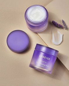 Laneige Lavender Sleeping Mask - kosamebeauty Rest In, Water Sleeping Mask, Light Moisturizer, Overnight Mask, Enhance Your Beauty, Beauty Sleep, Sleeping Mask, Lavender Scent