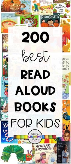 200 Best Read Aloud Books for Kids (by Themes) | Little Learning Corner Kindergarten Book List, Increase Attention Span, Popular Kids Books, Dinosaur Books For Kids, Popular Picture Books, Kindergarten Pictures, Learning Corner, Halloween Books For Kids, Popular Childrens Books