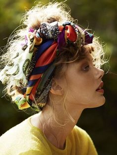 Frida Gustavsson, Hair Envy, Scarf Hairstyles, Hair Accessories For Women, Hair Day, Beauty Inspiration, Head Scarf, Pretty Hairstyles