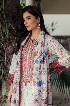 Brand: NishatProduct Code: 42401090Collection: Nishat Unstitched Spring Summer CollectionFabric: Lawn DESCRIPTION: For a fashionable statement adorn this printed embroidered two-piece from the latest unstitched summer collection. PRODUCT DETAILS: Mughal Patterns Style Shirt with Dupatta SHIRT:Printed Super Fine Lawn Shirt: 3 MeterEmbroidered Neckline + BorderFabric: LawnColor: Off White DUPATTA:Digital Printed Crinkle Chiffon Dupatta: 2.5 MeterFabric: Crinkle ChiffonColor: ﻿Off White DISCLAIMER: Mughal Patterns, White Dupatta, Nishat Linen, Embroidered Suit, Summer Lawn, Lehenga Collection, Lawn Shirts, Embroidered Neckline, Suit Fabric