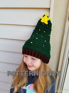 *CHRISTMAS ORDERS NOW CLOSED. Due to the fast approaching holidays I can no longer guarantee holiday delivery for items placed. If you don't mind receiving your Christmas/Hanukkah item after the holiday, feel free to message me for further details on your sale's arrival time. For sale is a PDF file for the crochet Christmas tree hat pattern. Buyer please be aware that this listing is for the PDF FILE ONLY, not the physical product. If you are interested in purchasing the hat itself you may find Crochet Christmas Tree Hat Pattern, Christmas Tree Hat Crochet, Crochet Christmas Tree Hat, Holiday Crochet Patterns, Pattern For Crochet, Crochet Christmas Hats, Christmas Tree Hat, Crochet Christmas Tree, Holiday Hats