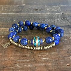 Wrist Mala, Mala Meditation, Lapis Lazuli Jewelry, Boys Jewelry, Beaded Jewelry Designs, Mala Bracelet, Men's Bracelet, Accessories Diy Jewelry, Trade Beads