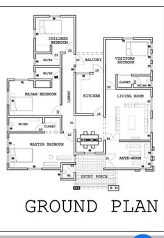 the ground plan for an apartment building