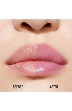 What it is: The iconic lip-plumping gloss gets a refresh with a new 90% natural-origin-ingredient formula, a reimagined case and updated shades.What it does: The formula features 90% natural-origin ingredients and is infused with cherry oil and hyaluronic acid. The plumping gloss smoothes and makes lips appear bigger, leaving them hydrated for up to 24 hours. It is now available in a new range of shiny shades with clear, intense, shimmering and holographic finishes. How to use: Apply the gloss d Dior Lip Addict, Applying Lipstick, Dior Lip, Lip Primer, Lip Plumping, How To Apply Lipstick, Lip Hydration, Lip Oil, Hyaluronic Acid