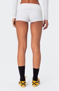 EDIKTED Meg Foldover Shorts | Nordstrom Visionary Fashion, Show Yourself, Hairstyling Products, Comfortable Shorts, Lounge Shorts, Family Traditions, State Of Mind, Fold Over, S Models