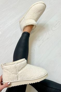 Step up your shoe game with the Makenna Sherpa Platform Boots, the ultimate mix of cozy and cool! These boots feature plush sherpa accents and a chunky platform sole that adds just the right amount of height while keeping you comfy!

Pair them with skinny jeans and an oversized sweater for a laid-back, cozy look, or style them with a flowy dress and tights for a playful, edgy vibe. Whether you're running errands or grabbing coffee with friends, these boots bring warmth and style to every step. Beige Cushioned Winter Boots, Trendy Winter Booties With Padded Ankle, Cream Platform Boots With Round Toe For Winter, Trendy Cream Platform Boots For Winter, Cream Round Toe Platform Boots For Winter, Cream Round Toe Winter Booties, Cozy Winter Boots With Plush Lining, Cozy Round Toe Boots For Cold Weather, Cozy Cold Weather Boots With Round Toe