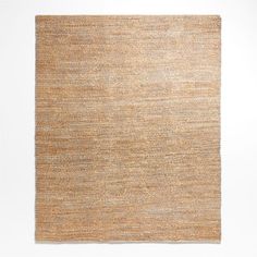 an area rug made out of jute on a white surface with no one in it