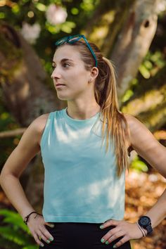 This tank is the perfect blend of comfort and style, ideal for workouts, running, or daily wear. Crafted from spandex and nylon, it offers just the right amount of stretch, making it your go-to favorite. The breathable, quick-drying fabric is also anti-bacterial, ensuring you stay fresh and comfortable all day long. 100% Nylon Model is 5'7" and 125 lbs wearing a Small/Medium Versatile Summer Training Tops, Summer Athleisure Breathable Muscle Tee, Summer Sports Bra With 4-way Stretch For Running, Casual Sports Bra With 4-way Stretch, Summer Sweat-resistant Stretch Activewear, Stretch Muscle Tee For Summer Sportswear, Versatile Summer Training Tank Top, Fitted Muscle Tee For Summer Workout, Fitted Summer Workout Muscle Tee