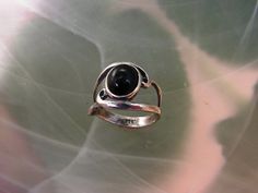 Black Onyx Ring In Sterling Silver Dope Jewelry Accessories, Hematite Ring, Grass Valley, Solitaire Rings, Sterling Silver Cat, Onyx Jewelry, Dress Pretty, Black Onyx Ring