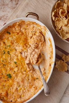 A casserole dish of seafood dip. Shrimp And Crab Dip, Baked Dip, Copycat Drink Recipes, Crescent Roll Appetizers, Seafood Dip, Campbells Soup Recipes, Cream Cheese Appetizer, Healthy Egg Recipes, Mushroom Appetizers