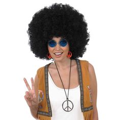 PRICES MAY VARY. Our short curly afro wig includes black curly afro wig Available in one size which fits most adults. Our high quality short afro wigs features short black large wigs perfect for disco, afro and all party cosplays. Founded in 2009 by 3 friends with a passion for costumes, we now have 100s of designs all manufactured to the highest standards of quality, fit and design. We have offices in the US, UK and Europe. Perfect for Halloween parties, curly afro wig, 70s afro wig,disco afro Black Curly Afro, Big Curly Afro, 70s Afro, Men Afro, Short Afro Wigs, Short Curly Afro, Curly Afro Wig, Disco Party Decorations, Afro Wig