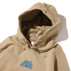 Nike x OFF-WHITE Fleece Hoodie 'Khaki' DN1760-247 (Men's/Crossover) Nike Cotton Hoodie For Outdoor, Nike Hooded Hoodie, Outdoor Brown Hoodie With Double-lined Hood, Nike Hooded Sweatshirt, Nike Hooded Sweatshirt With Adjustable Hood, Sporty Khaki Sweatshirt For Winter, Nike Cotton Sweatshirt For Outdoor, Nike Long Sleeve Hoodie For Outdoor, Nike Hooded Hoodie For Streetwear