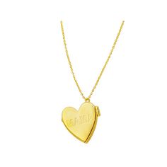 Keep what you treasure close to your heart with this Adornia "MAMA" heart locket necklace. Keep what you treasure close to your heart with this Adornia "MAMA" heart locket necklace. Nickel free Metal: brass Chain length: 16 in. + 2-in. extender Packaging: pouch Plating: 14k gold Finish: polished Locket size: 1"L x 0.75"W Size: 18". Color: Gold Tone. Gender: female. Age Group: adult. Double Heart Locket Charm Necklace For Keepsake, Heart Pendant Locket Charm Necklace For Keepsake, Keepsake Double Heart Locket Charm Necklace, Keepsake Medallion Jewelry With Heart Charm, Dainty Open Heart Locket Necklace For Keepsake, Keepsake Double Heart Locket Jewelry, Keepsake Heart Charm Locket Necklace With Round Pendant, Heart Charm Pendant Locket Necklace As Keepsake, Heart Charm Locket Necklace For Keepsake